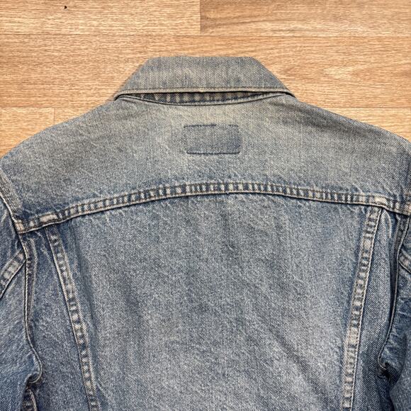VINTAGE 70s Levis 70505 0217 Denim Jean Jacket USA MADE Coat 38 - Picture 12 of 15